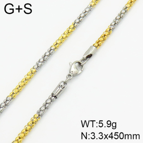 Stainless Steel Necklace  2N2002064ablb-368