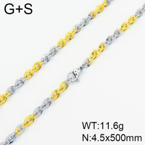 Stainless Steel Necklace  2N2002066ablb-368