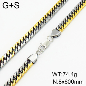 Stainless Steel Necklace  2N2002074vhmv-368