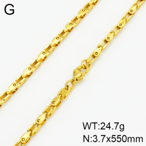 Stainless Steel Necklace  2N2002080vbmb-368