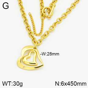 Stainless Steel Necklace  2N2002084vbpb-368