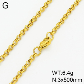 Stainless Steel Necklace  2N2002087baka-368