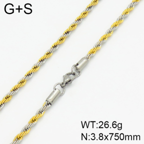 Stainless Steel Necklace  2N2002093bbov-368