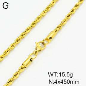 Stainless Steel Necklace  2N2002097vbmb-368