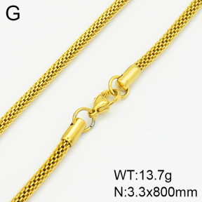 Stainless Steel Necklace  2N2002099bbov-368