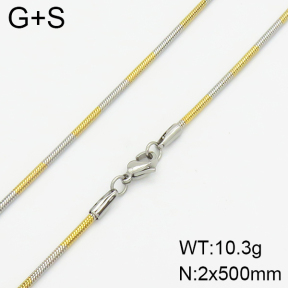 Stainless Steel Necklace  2N2002102aajl-368