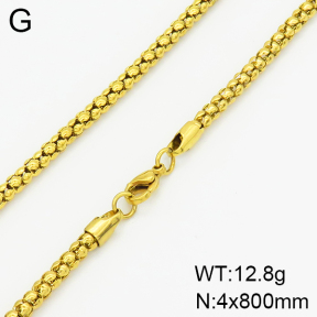 Stainless Steel Necklace  2N2002105vbpb-368