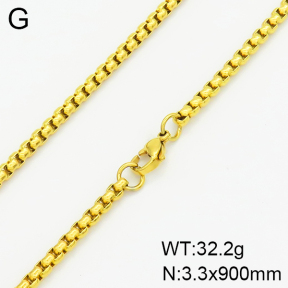 Stainless Steel Necklace  2N2002106vbpb-368