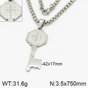 Stainless Steel Necklace  2N2002115vbmb-452