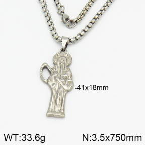 Stainless Steel Necklace  2N2002123vbll-452