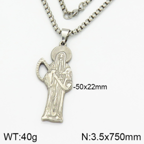 Stainless Steel Necklace  2N2002127vbmb-452