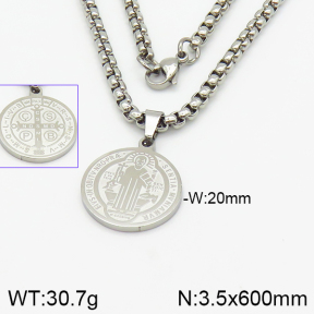 Stainless Steel Necklace  2N2002136vbmb-452