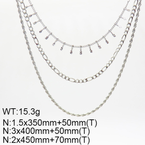 Stainless Steel Necklace  6N2003585bhva-908