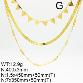 Stainless Steel Necklace  6N2003616ahjb-908