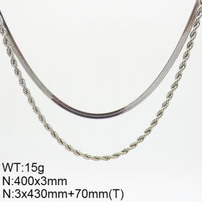 Stainless Steel Necklace  6N2003637vbnb-908