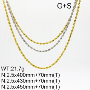 Stainless Steel Necklace  6N2003640ahjb-908