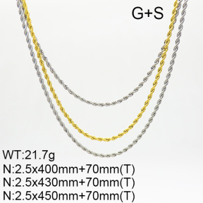 Stainless Steel Necklace  6N2003641ahjb-908