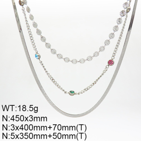 Stainless Steel Necklace  6N4003689vhnv-908