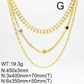 Stainless Steel Necklace  6N4003690ahpv-908