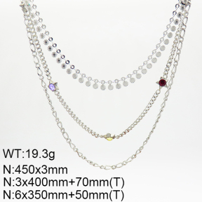 Stainless Steel Necklace  6N4003691vhnv-908