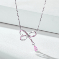 925 Silver Necklace  P:17*21mm,N:39.5+5cm  JN3550ajlv-M112  DNFEX005465