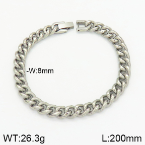 Stainless Steel Bracelet  2B2001685bhva-214