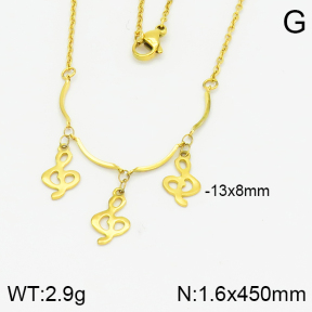Stainless Steel Necklace  2N2002054ablb-317