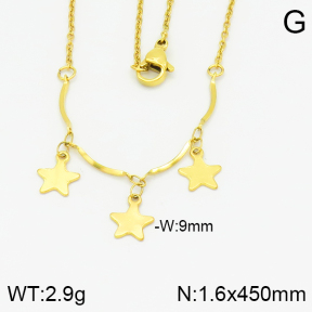 Stainless Steel Necklace  2N2002056ablb-317
