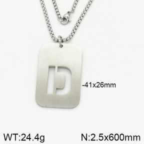 Stainless Steel Necklace  2N2002140vbpb-746