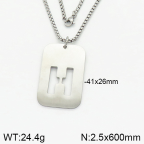 Stainless Steel Necklace  2N2002144vbpb-746