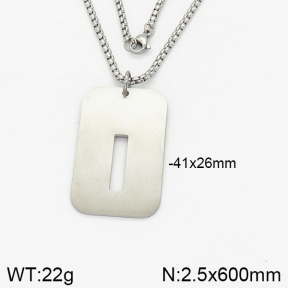 Stainless Steel Necklace  2N2002145vbpb-746
