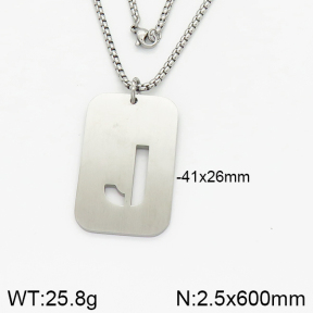 Stainless Steel Necklace  2N2002146vbpb-746