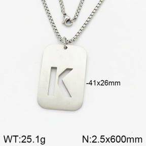 Stainless Steel Necklace  2N2002147vbpb-746