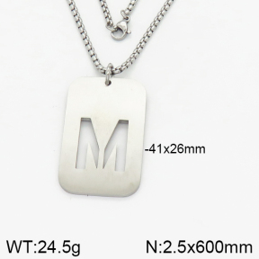 Stainless Steel Necklace  2N2002149vbpb-746