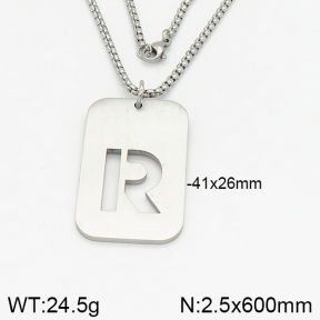 Stainless Steel Necklace  2N2002154vbpb-746