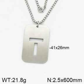 Stainless Steel Necklace  2N2002156vbpb-746