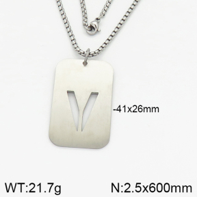 Stainless Steel Necklace  2N2002158vbpb-746