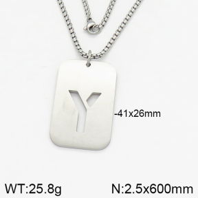 Stainless Steel Necklace  2N2002161vbpb-746