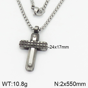 Stainless Steel Necklace  2N2002164vhnv-746