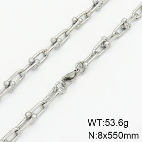 Stainless Steel Necklace  2N2002172vhov-214