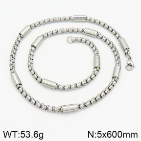Stainless Steel Necklace  2N2002175vbnl-214