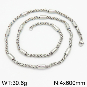 Stainless Steel Necklace  2N2002176vbnl-214
