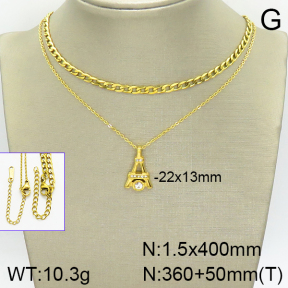 Stainless Steel Necklace  2N4001384vbnl-388