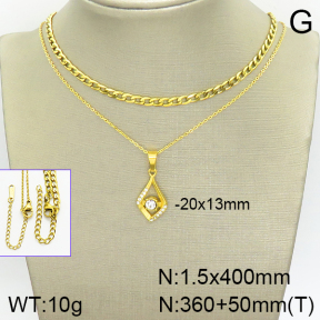 Stainless Steel Necklace  2N4001385vbnl-388