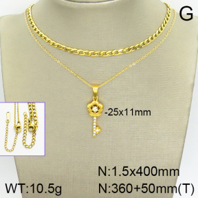 Stainless Steel Necklace  2N4001386vbnl-388