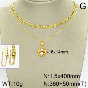 Stainless Steel Necklace  2N4001392vbnl-388