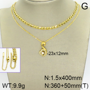 Stainless Steel Necklace  2N4001393vbnl-388