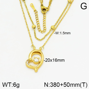 Stainless Steel Necklace  2N4001398vbnl-388