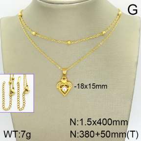 Stainless Steel Necklace  2N4001403vbnl-388