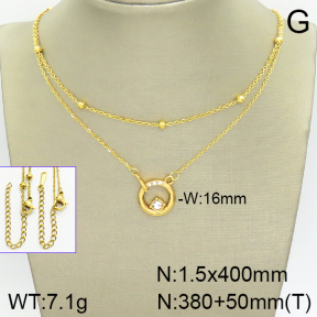 Stainless Steel Necklace  2N4001404vbnl-388
